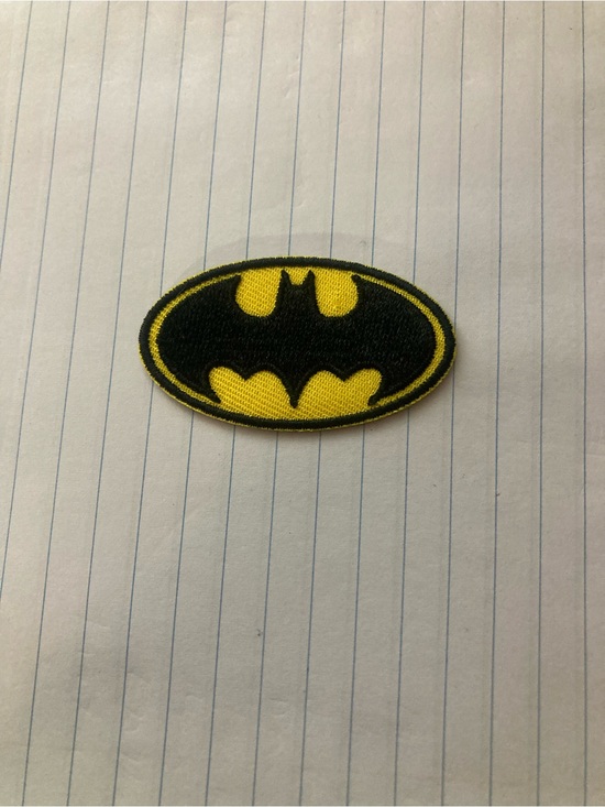Batman Other - Batman Oval Logo Patch - Black and Yellow